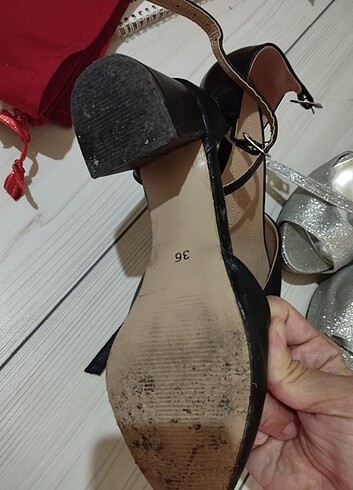 36 Beden Siyah stiletto ayakkabı