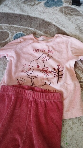 24-36 Ay Beden çeşitli Renk LCW kadife pijama