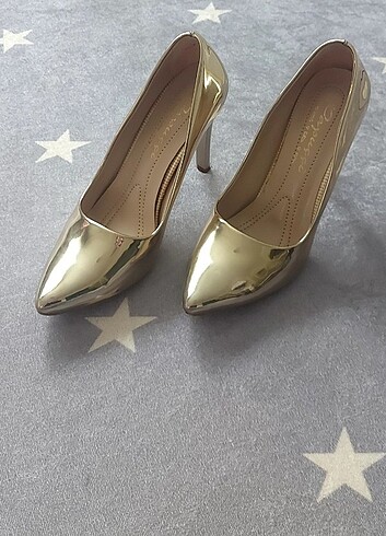 Gold ayakkabi#stiletto#abiye ayakkabisi