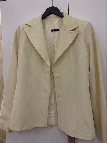 krem blazer ceket