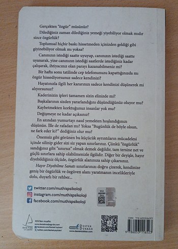 Müthiş Psikoloji - Hayır Diyebilme Sanatı