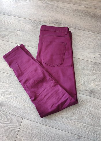 LC Waikiki Mürdüm Kadın Kumaş Pantolon Midi Boy