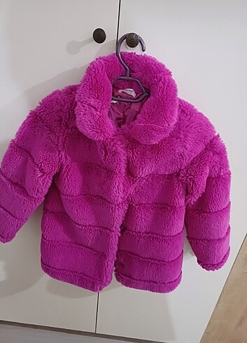 Koton Pembe peluş mont