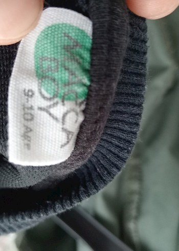 Erkek Çocuk Siyah Fermuarlı Sweatshirt - Görsel 3