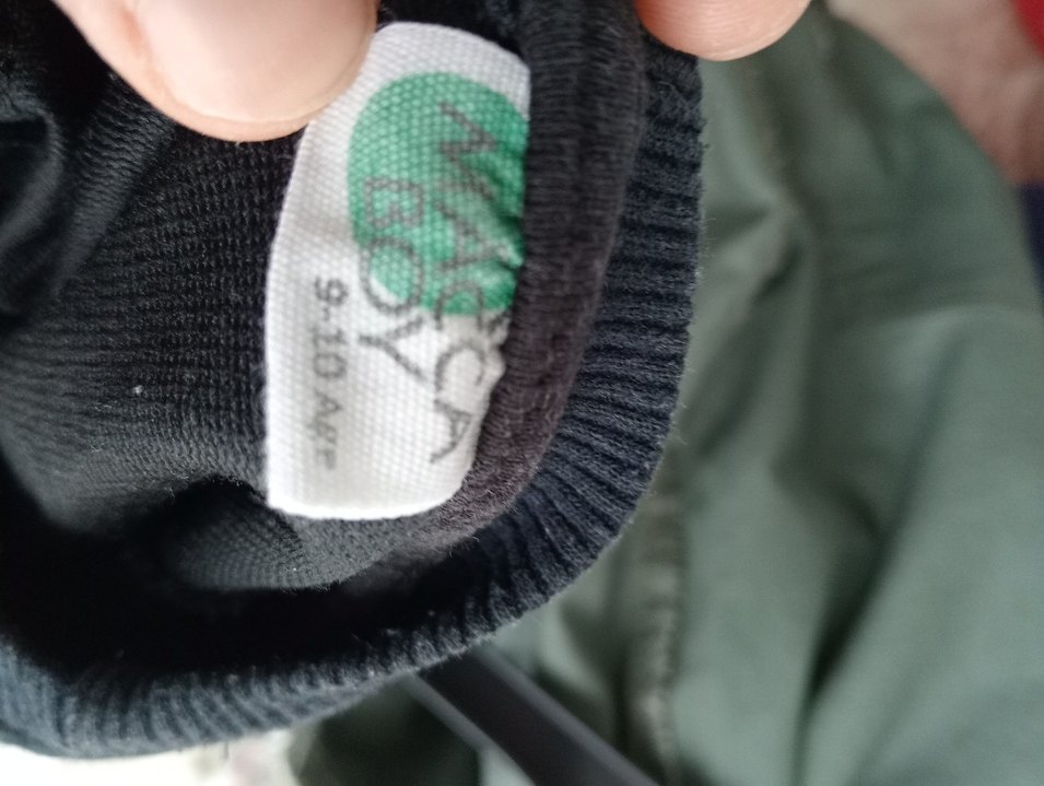 Erkek Çocuk Siyah Fermuarlı Sweatshirt - Görsel 3