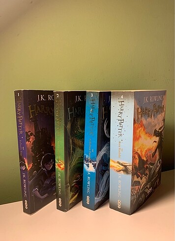  Beden Renk Harry Potter Kitap Serisi (İlk 4 Kitap)