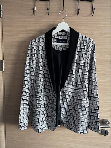 Desenli Blazer Ceket