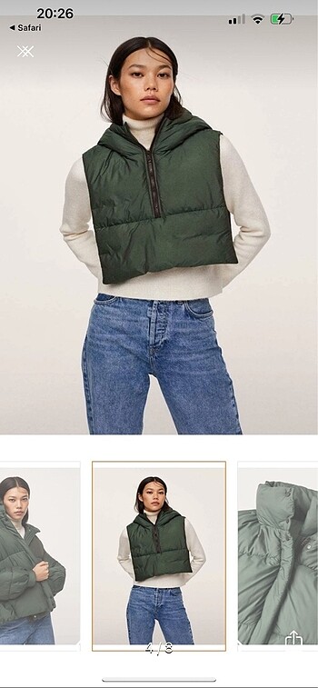 MANGO OVERSİZE 2?li ŞİŞME MONT - Görsel 7