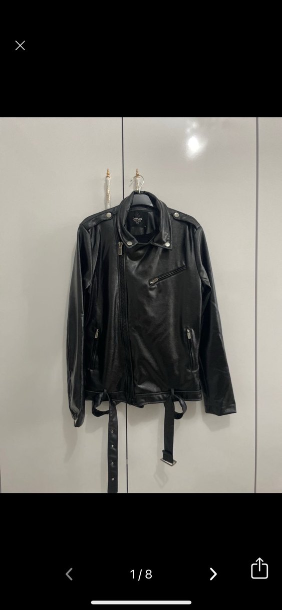 DJPLUS ERKEK DERİ CEKET S-M UYUMLUDUR - Görsel 5