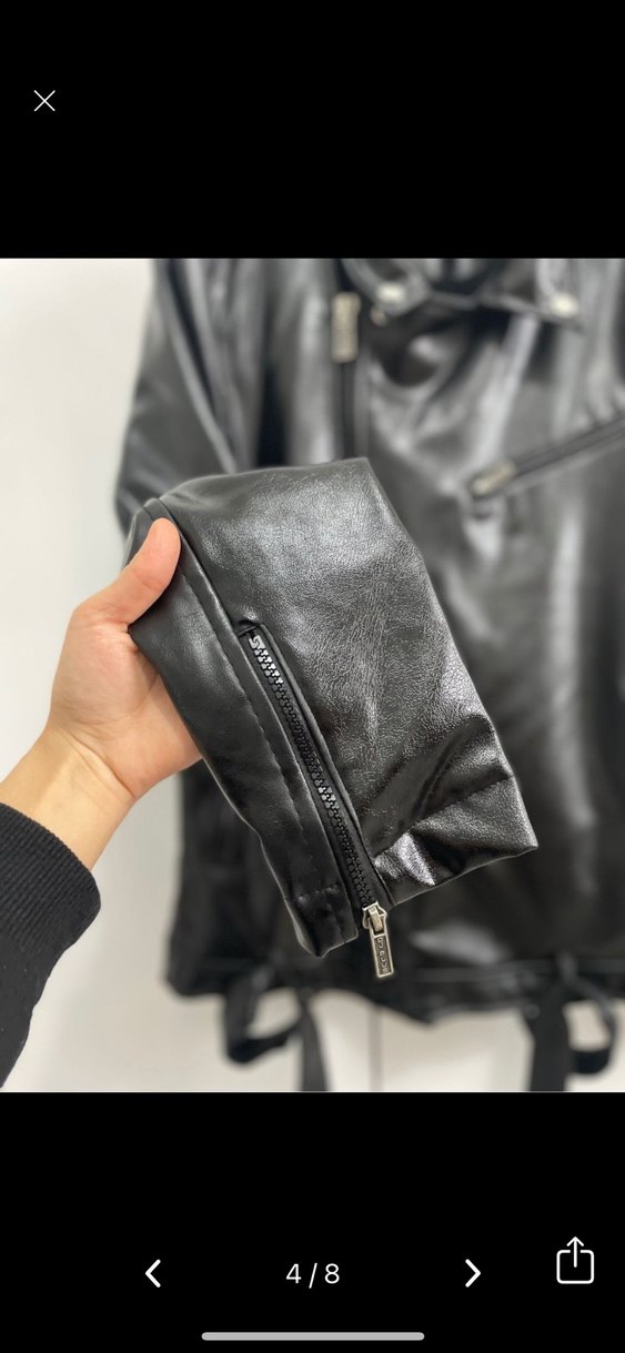 DJPLUS ERKEK DERİ CEKET S-M UYUMLUDUR - Görsel 4