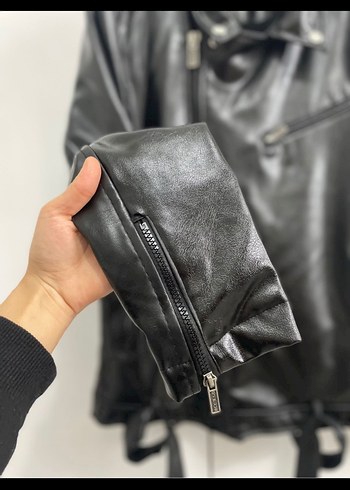 DJ PLUS ERKEK DERİ CEKET S-M uyumlu - Görsel 3