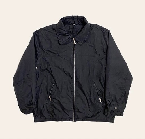 Siyah bomber ceket
