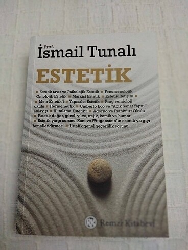 İsmail Tunalı Estetik kitabı