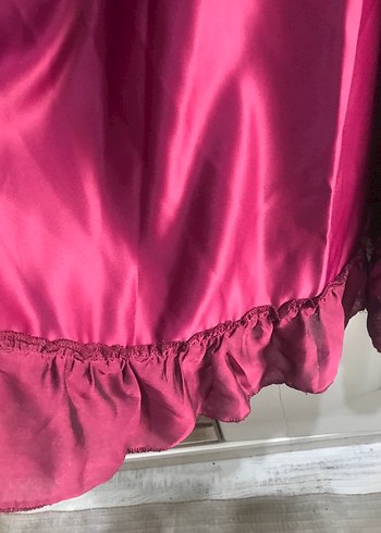 Bordo Uzun Vintage Kadın Abiye Elbise - Görsel 7