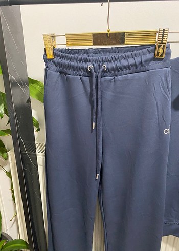 AlO Kadın Mavi Mini Eşofman Takımı, Rahat Kesim - Görsel 6