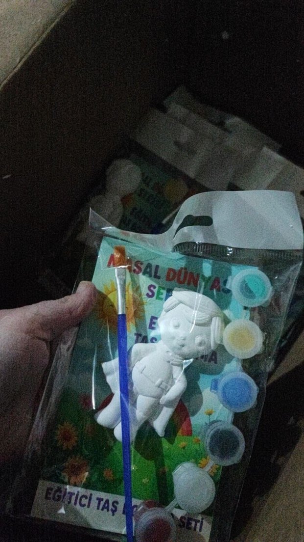 Beyaz Melek Figür Boyama Seti - Görsel 3