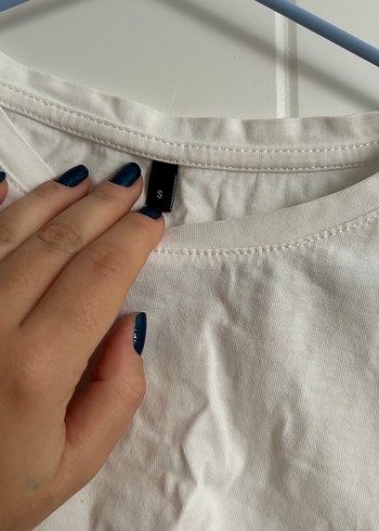 Kadın Beyaz Crop Top - Görsel 5