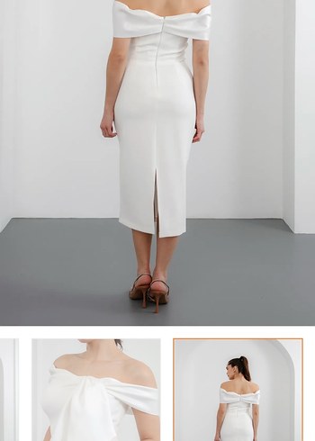 Beyaz elbise - Görsel 5