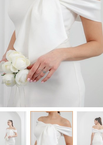 Beyaz elbise - Görsel 4