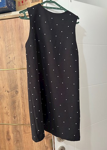 Siyah Mini Elbise - Görsel 9