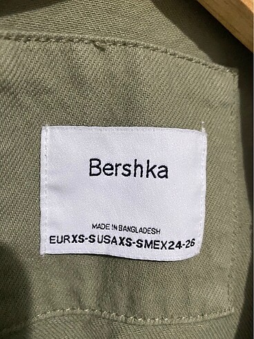 s Beden haki Renk Bershka gömlek ceket