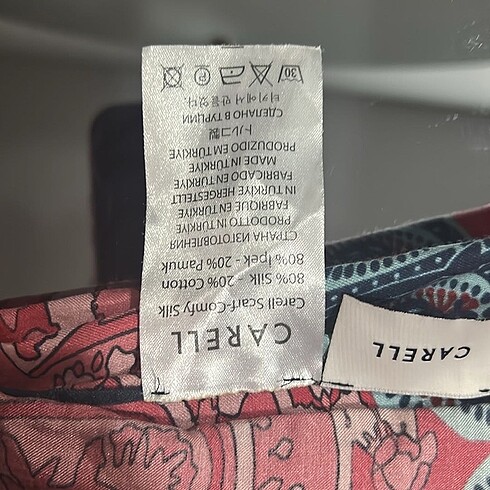  Beden Carell şal ipek