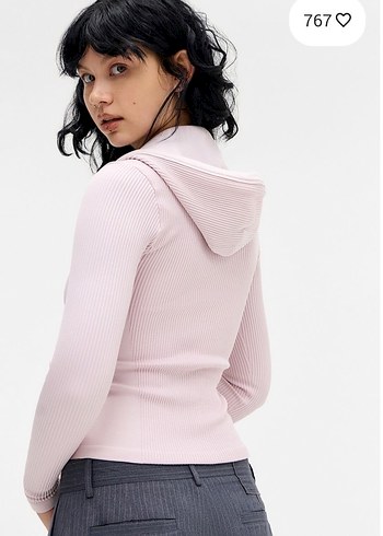 iets frans pembe hırka - Görsel 2