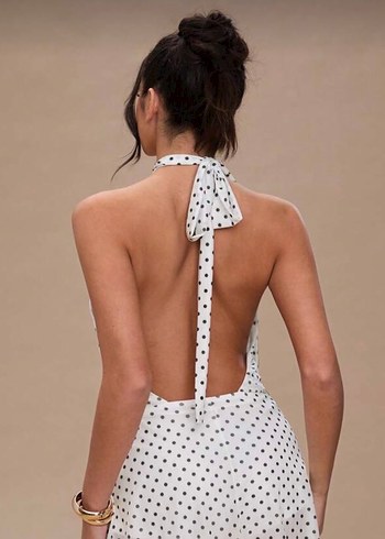 Shein Puantiyeli Mini elbise - Görsel 3