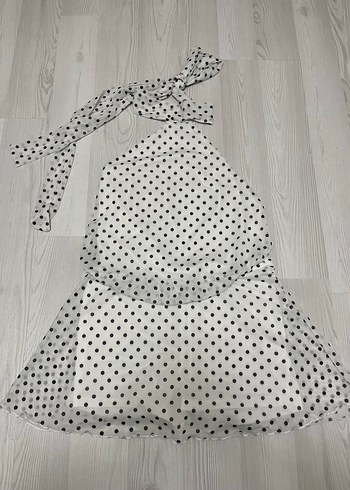 Shein Puantiyeli Mini elbise - Görsel 4