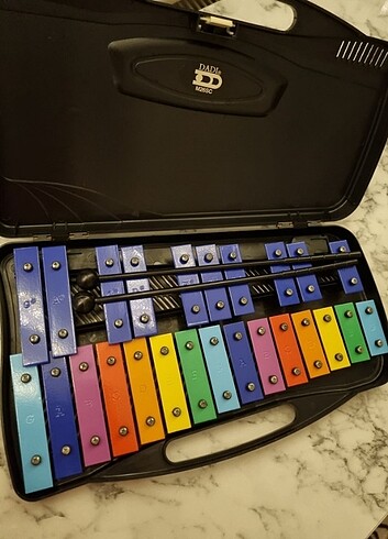 DADI GLOCKENSPİEL METALOFON KSİLOFON MÜZİK ALETİ - Görsel 5