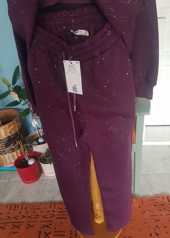 İkili bordo simli takım. - Görsel 5