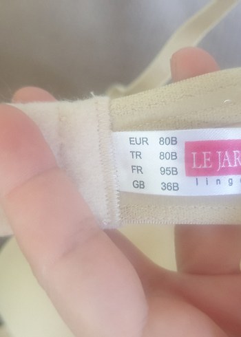 36 Beden Le Jardin Bej Push Up Sütyen