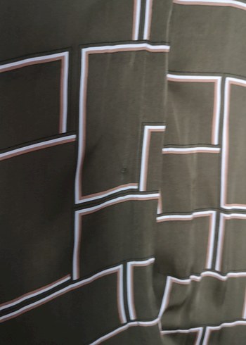 Kadın Haki Desenli Uzun Salaş Elbise - Görsel 4