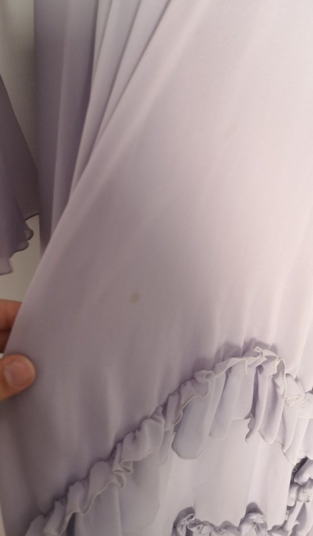 Bohem Stil Uzun Renkli Fırfırlı Elbise - Görsel 4