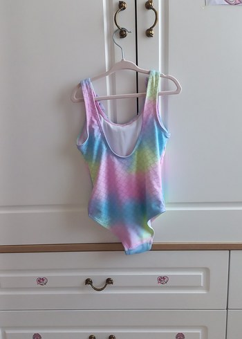 LC Waikiki Kız Çocuk Pastel Renkli Desenli Mayo