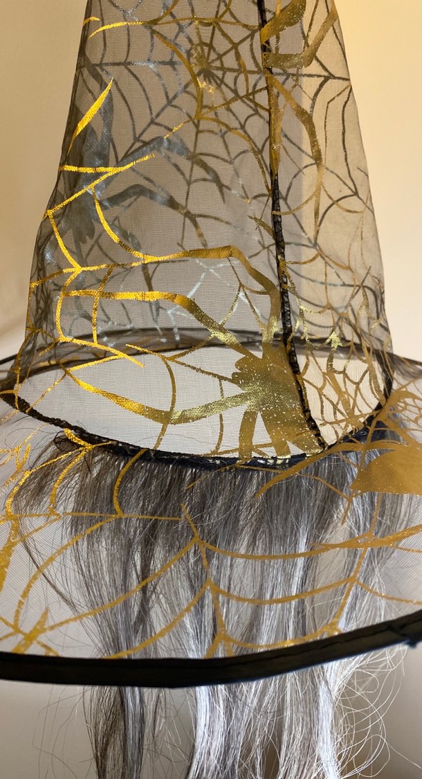 Gotik Saç Aksesuarlı cadı şapkası - Görsel 3