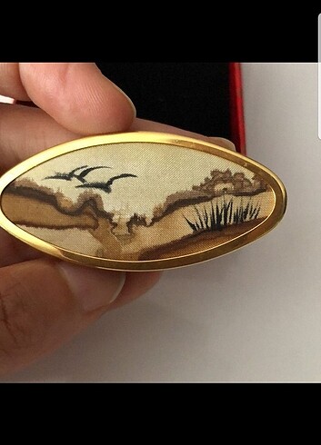American Vintage Tablo broş boyama broş tasarım broş Vintage broş