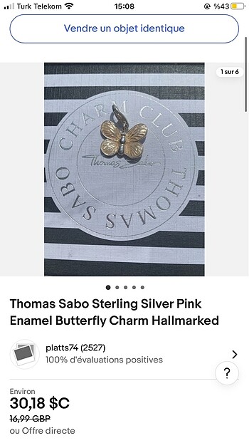 Thomas sabo charm 925