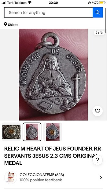 Beden gri Renk Azıze maria josefa madalyon ikona ky2 gotık hac killstar