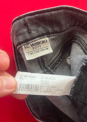 LC Waikiki Erkek Çocuk Gri Denim Pantolon
