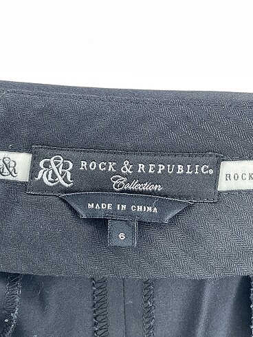 34 Beden siyah Renk Rock & Republic Kumaş Pantolon %70 İndirimli.