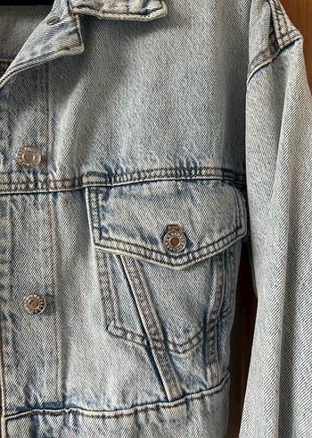 Mango  Midi Denim Ceket - Görsel 2