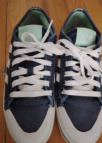 38 Beden mavi Renk Lacivert konvers Denim Spor Ayakkabı