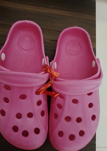 Pembe Tokalı bayan terlik sıfır 38 numara
