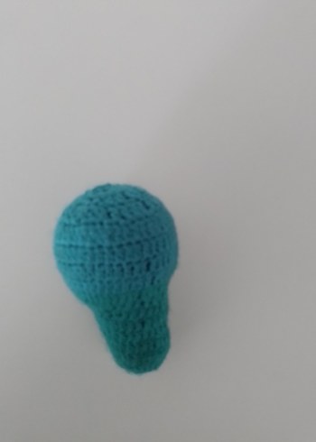 Turkuaz el örgüsü ampul aksesuar olarak - Görsel 2