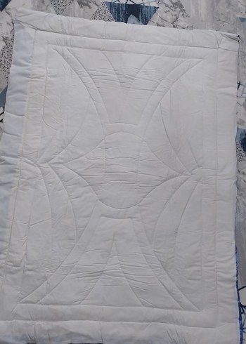 Mavi Parlak İşlemeli bebek ve çocuk yorganı - Görsel 4