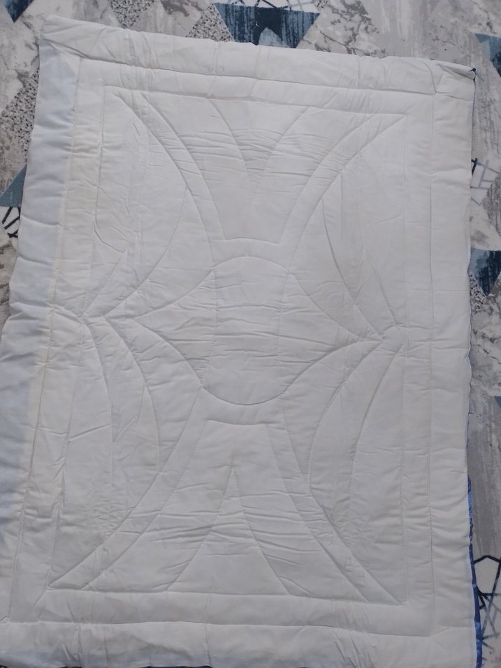 Mavi Parlak İşlemeli bebek ve çocuk yorganı - Görsel 4