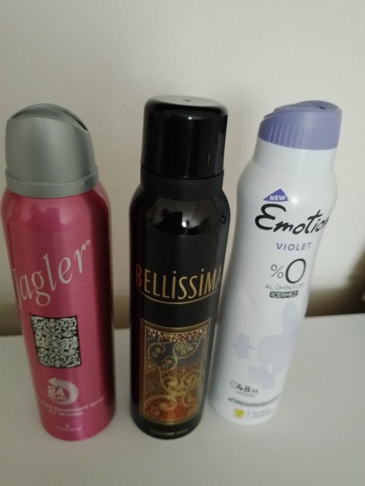 3 adet deodorant emotion bellesima jaggler sadece biri yarım - Görsel 2