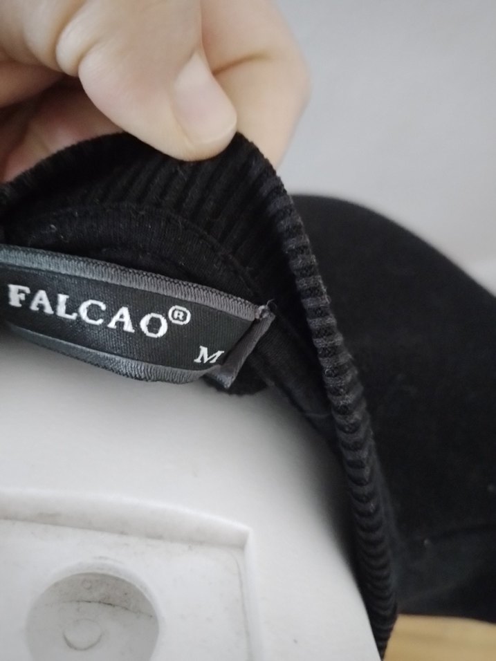 Siyah Erkek Sweatshirt, Yuvarlak Yaka, Uzun Kollu m beden - Görsel 3