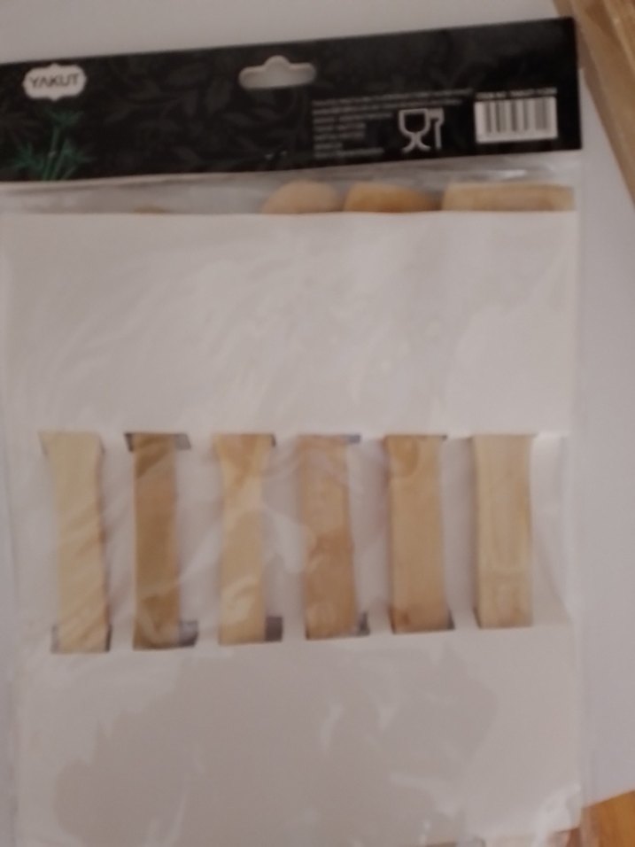 Yakut Bej Ahşap Mutfak Gereçleri Seti sıfır  paketli 6 lı set - Görsel 2